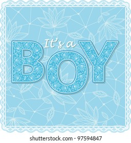 baby boy baby shower invitation card template 