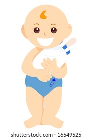 Niño pequeño - Vector