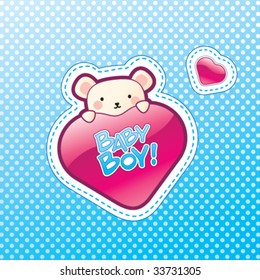 Baby Boy Vector Illustration