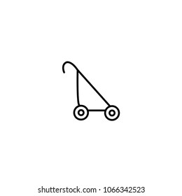 Baby Buggy vector icon