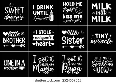 Baby Bundle T Shirt  Design