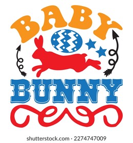 Baby Bunny T-shirt Design Vector File