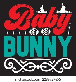 Baby Bunny T-shirt Design Vector File