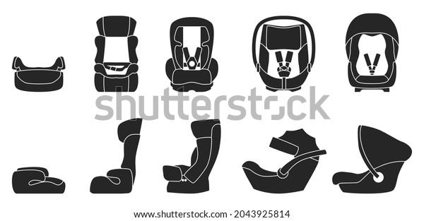 5,589 Child Car Seat Icons Stock Vectors, Images & Vector Art ...