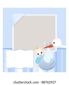 Baby Card Stock Vector (Royalty Free) 88762927 | Shutterstock