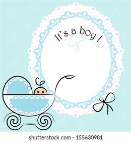 Baby Card - Its A Boy Theme