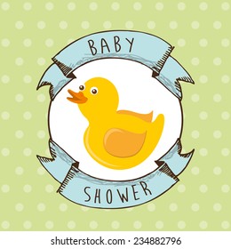 baby card  , vector illustration
