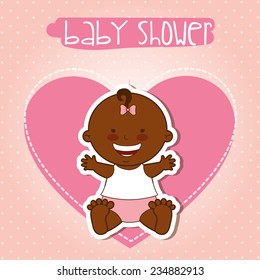 baby card  , vector illustration