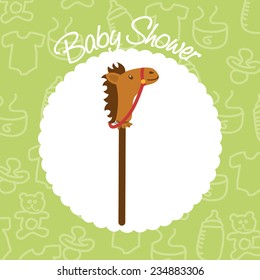 baby card  , vector illustration