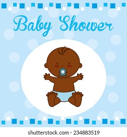 baby card  , vector illustration