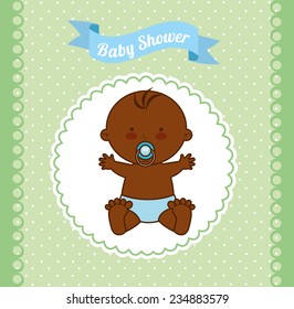 baby card  , vector illustration