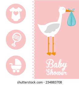 baby card  , vector illustration