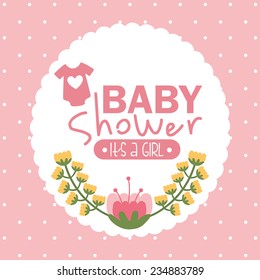 baby card  , vector illustration