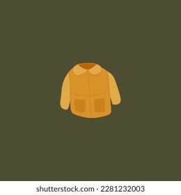 Baby cardigan design. Cardigan vector sketch