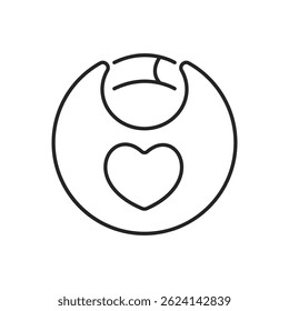 Baby care editable stroke outline icon