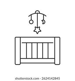 Baby care editable stroke outline icon