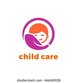 Baby care logo design.