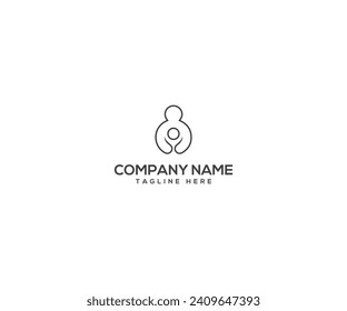 baby care logo design vector