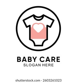 Baby care logo premium design