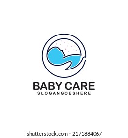 Baby care Logo Template Design Vector. Design concept for Baby care, health service and business