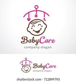 Baby Care Logo Template Design Vector, Emblem, Design Concept, Creative Symbol, Icon