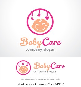 Baby Care Logo Template Design Vector, Emblem, Design Concept, Creative Symbol, Icon