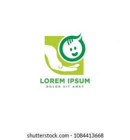 baby care logo template vector download
