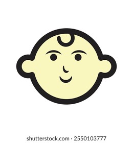 Baby care logo vector icon template