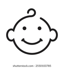 Baby care logo vector icon template