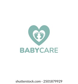 Cuidado del bebé Logo Vector Plantillas