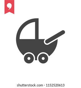 baby carriage icon