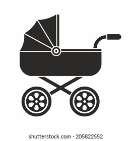 Baby Carriage Icon