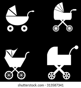 Baby Carriage Icons