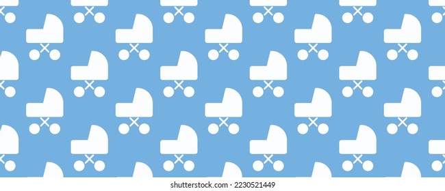 Baby carriage pattern. Can be used as a background.