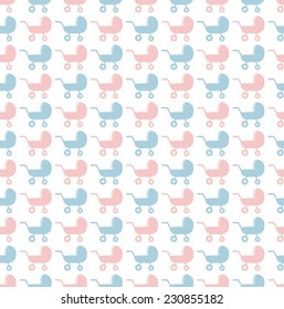 baby carriage vector illustration