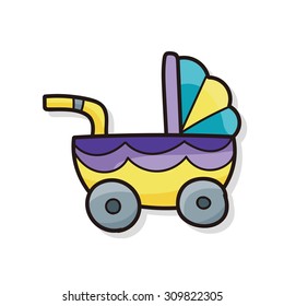 Baby carriages doodle