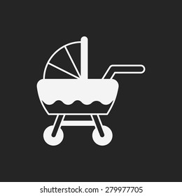 Baby carriages icon