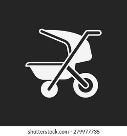 Baby carriages icon