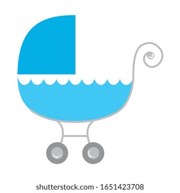 baby cart transportation isolated icon vector illustration design