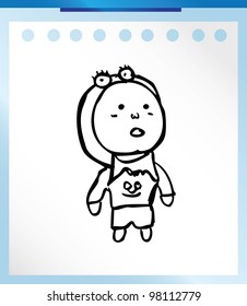 baby cartoon - vector illustration
