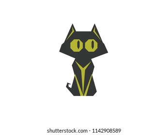 Baby cat designed in a simple way so it can be used for multiple purposes i.e. logo ,mark ,symbol or icon.