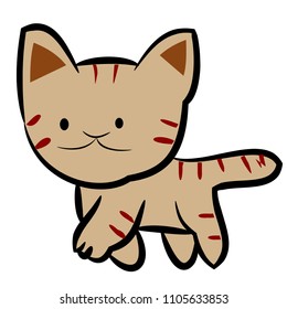 Baby Cat WalkVector