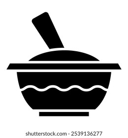 Icono de cereal de bebé, ilustración de Elementos de bebé
