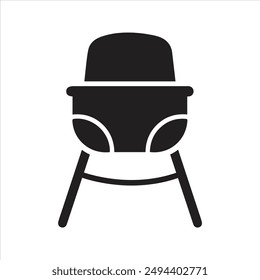 Baby chair icon. Chair icon