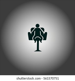 baby chair, icon