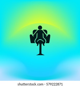 baby chair, icon