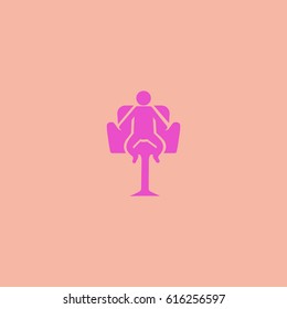 baby chair, icon