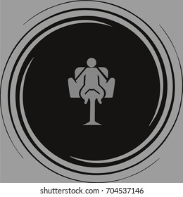 baby chair, icon