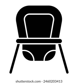 Baby Chair Icon Design For Personal And Commercial Use