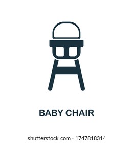 Baby Chair icon. Simple element from baby feeding collection. Creative Baby Chair icon for web design, templates, infographics and more